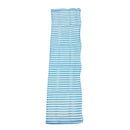 ６６ナイロンボディタオル（ブルー、かため）