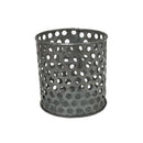 ブリキプランター（ストレート　パンチング）