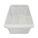 深型バスケット　ホワイト