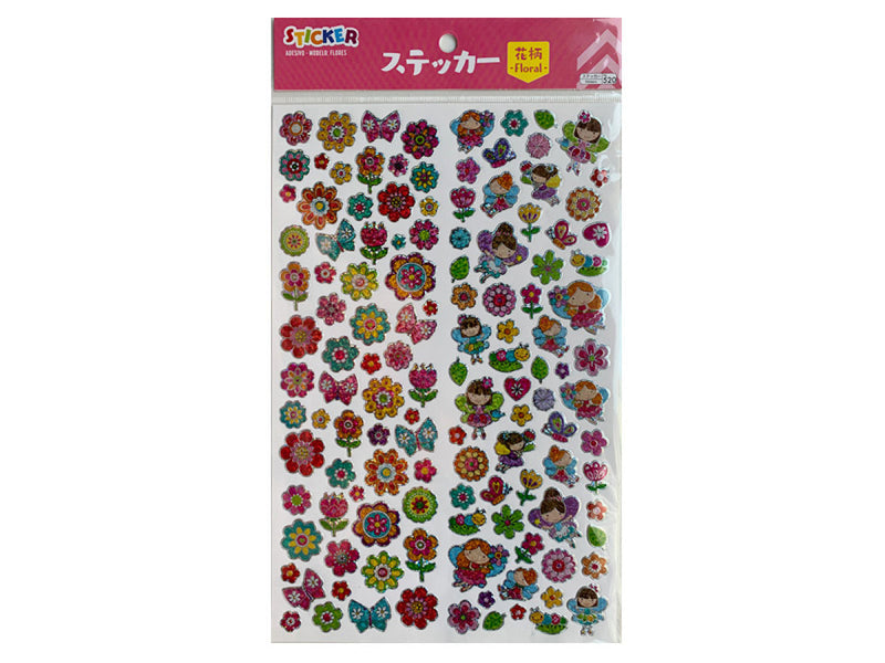 ステッカー（花柄）