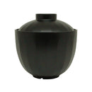 会津塗　蓋付鎬お吸い物椀（食洗機対応、黒）