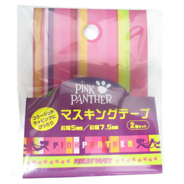 ピンクパンサー マスキングテープ 細幅2P - 100均 通販 ダイソー