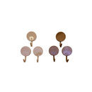 粘着フック（丸型、ナチュラル、３個）