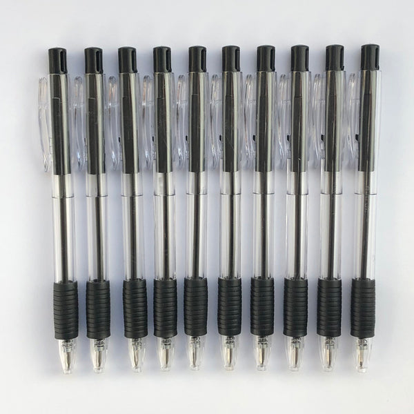 黒 ノックボールペン 10P - 100均 通販 ダイソーネットストア【公式】