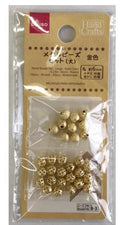 Ｂ３メタルビーズセット（大）金色
