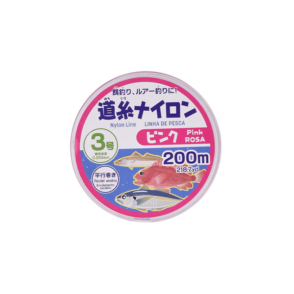 ナイロン道糸（ピンク、３号、２００ｍ） - ダイソーネットストア【公式】