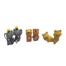 置物（仲良し森の動物、虎・ゾウ・チーター）