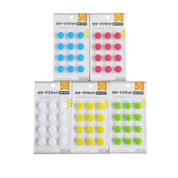 カラーマグネット（カラータイプ、小、12個） - 100均 通販 ダイソー