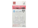 クリア粘着フック　ミニ　５個