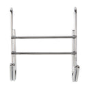 クロームメッキワイヤーフック（２連、Ｕ字、２個）