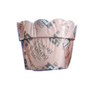 きれいにひろげられるマフィンカップ５枚入り　ブラウン