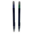 カリグラフィーツインペン（筆・角芯、ネービー、グリーン）