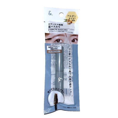 ＆．眉マスカラ　ナチュラルブラウン