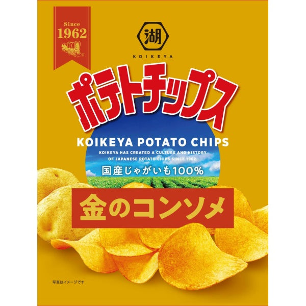 湖池屋 ポテトチップス 金のコンソメ ６０ｇ - ダイソーネットストア