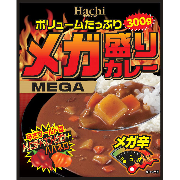 ハチ食品 メガ盛りカレー メガ辛 300g - 100均 通販