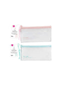 ビニールペンケース（ＭＴＣ、ブルーミングピンク、マシュマログリーン、メッシュ）