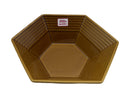 ボウル（六角、ブラウン）