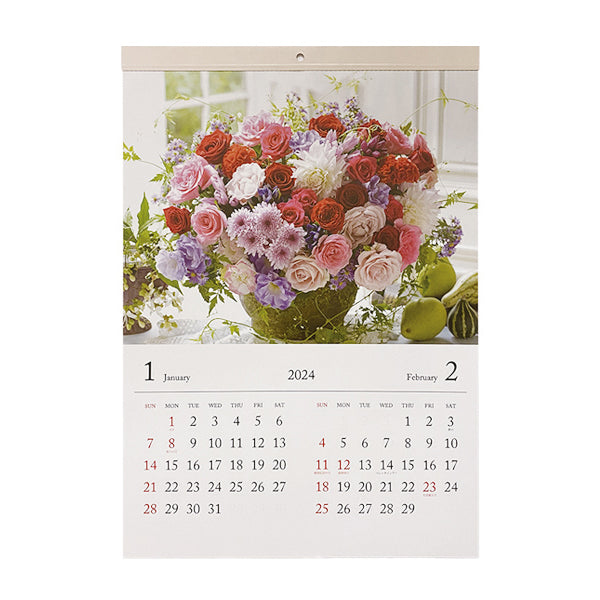 ２０２４年フォトカレンダー（Ｂ３、花） 【公式】DAISO（ダイソー）ネットストア