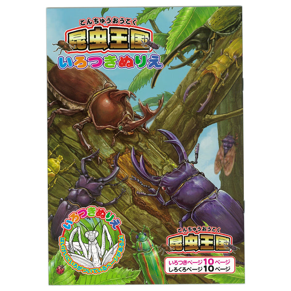 いろつきぬりえ 昆虫王国 - 100均 通販 ダイソーネットストア【公式】