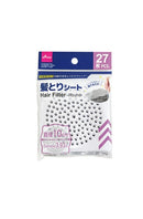 浴室排水口用髪とりシート（丸型、１０ｃｍ、２７枚）