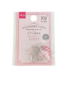 ピアス用金具（シルバーカラー、１０個）