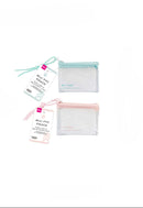 ミニビニールケース（ＭＴＣ、ブルーミングピンク、マシュマログリーン、メッシュ）