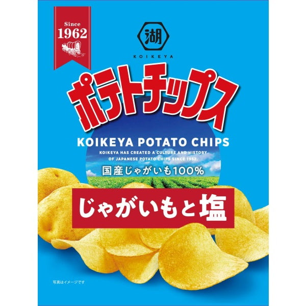 湖池屋 ポテトチップス じゃがいもと塩 ６０ｇ - ダイソーネット