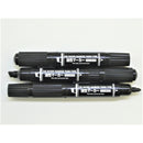 油性マーカー（黒）　ツインタイプ３本入り