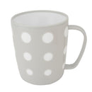 プラ製コップ　ドット　グレー