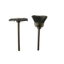 ミニルーター用ワイヤーブラシ　軸付　２種セット