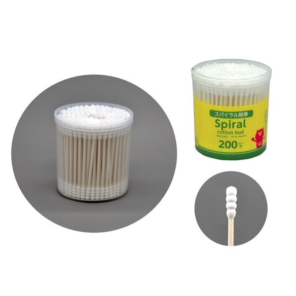 スパイラル綿棒 200本入 - 100均 通販 ダイソーネットストア【公式】
