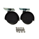 プレート双輪キャスター２個入