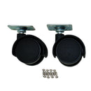 プレート双輪キャスター２個入