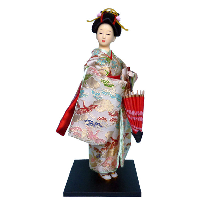 日本人形（和傘姿）