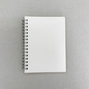 Ａ６ＷリングＰＰカバーノート８０枚シンプルデザイン