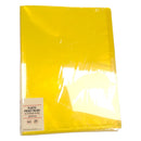 クリアブック（Ａ４、２０ポケット、イエロー）
