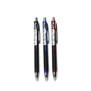 ツートーンボディ　ボールペン　３本セット　赤・青・黒