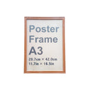 ポスターフレーム（Ａ３、木目調、ブラウン）