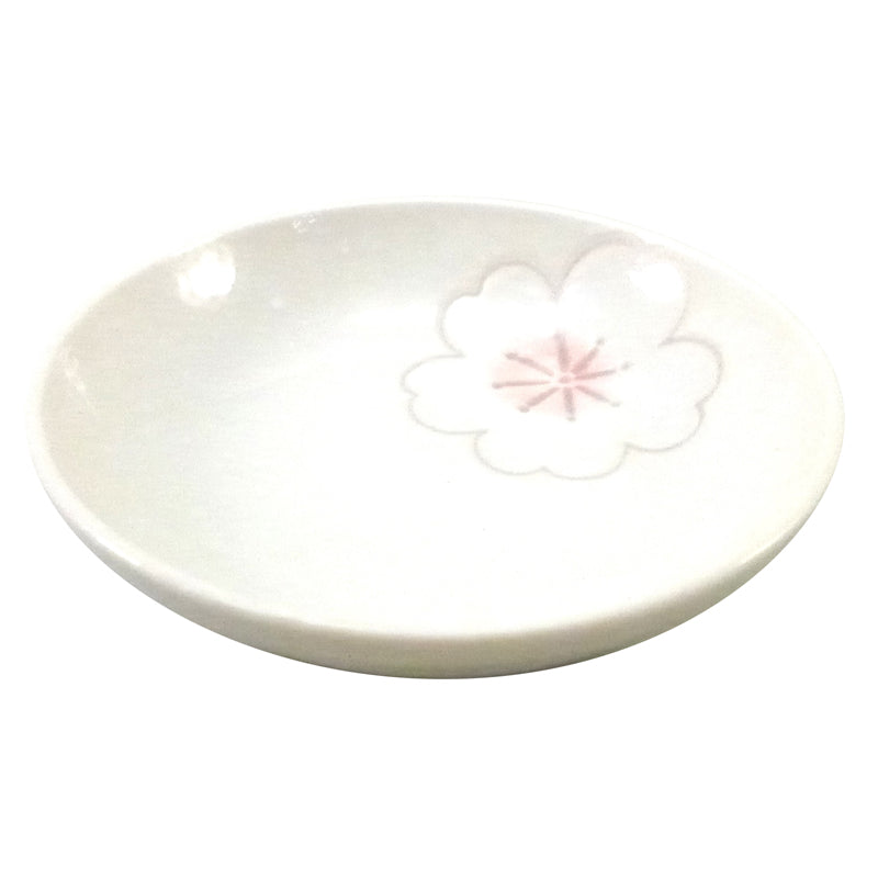 美濃焼 小皿約１０ｃｍ 粉引桜