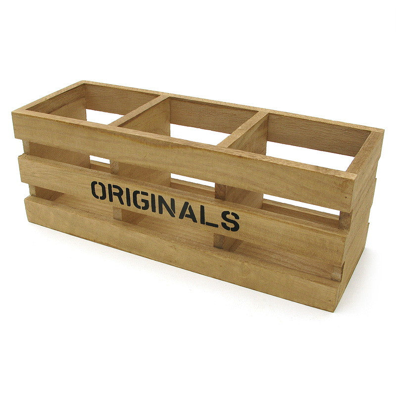 木製インテリア仕切りボックス（３連）