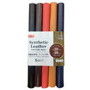 合皮はぎれ（ベーシック系、５枚セット）