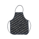 エプロン（タイポ柄）