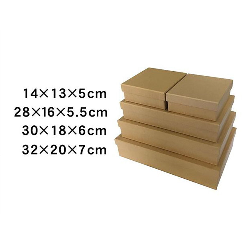 紙ＢＯＸ（長方形、５サイズ、クラフト、無地Ｃ）