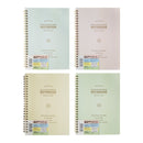 Ｗリングノート（パステル、Ａ５、７０枚）