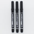 油性マーカー（黒、中字、３本）