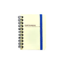 Ｗリングメモ（Ａ７、方眼、８０枚、２冊、ネイビー、ホワイト）