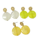 ピアス（マーブル、サークル）