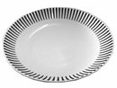 深皿（モダンストライプ、白）