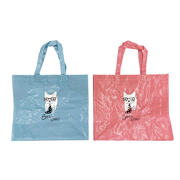 ショッピングバッグ（犬柄、２色、３５ｃｍ×４０ｃｍ×２０ｃｍ 【公式】DAISO（ダイソー）ネットストア