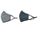 ファッションマスク（チェック柄、Ｌサイズ）